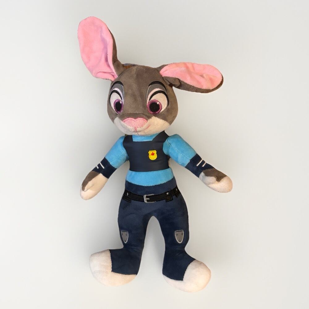 Disney Store Zootopia Judy Hopps Plush Police Officer Stuffed Animal
